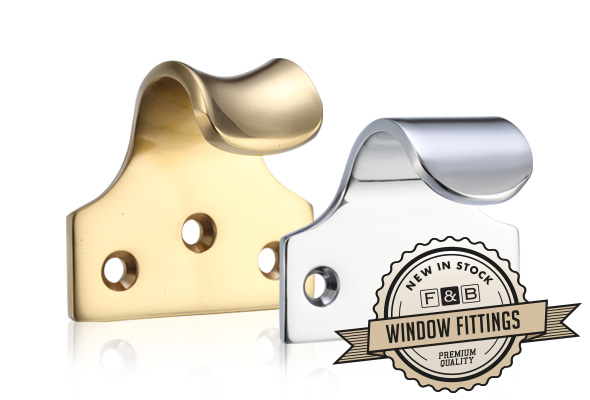 Fulton And Bray Standard Brass Sash Lifts - Pair For Vintage Windows